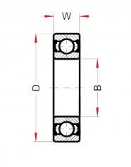 Подшипник Высокотемпературные подшипники Высокотемпературный подшипник 6004 BHTS ZZ C4 200° BECO по выгодным ценам Нефтеюганск